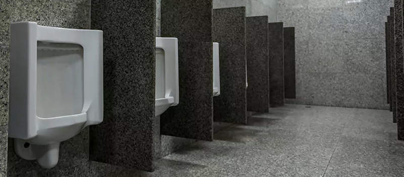 Urinal Divider Installation in Roseland, Burlington
